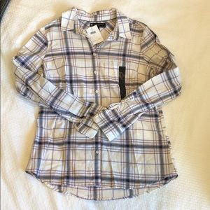 NWT Banana Republic Plaid Button Down Shirt